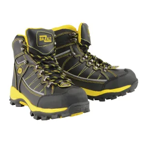 Bazalt MBM9123ST Men's Black with Yellow Water and Frost Proof Leather