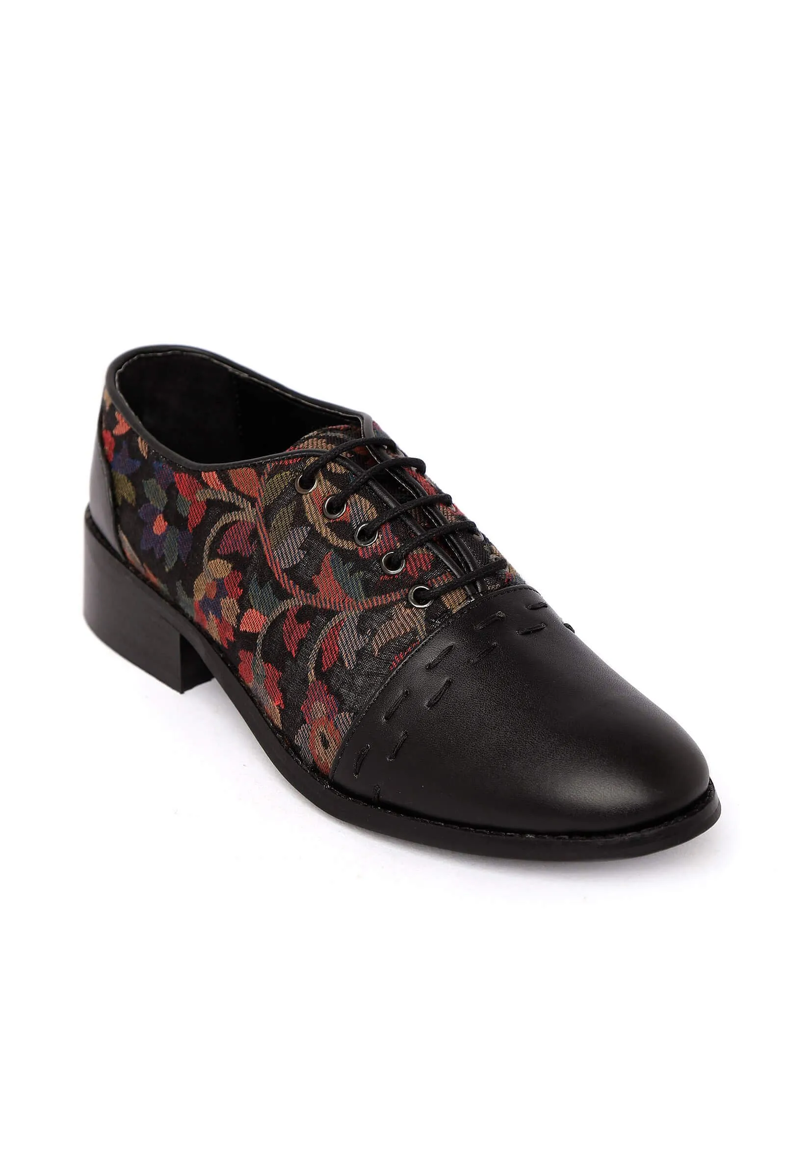 Black Kani Cruelty Free Oxford Shoes