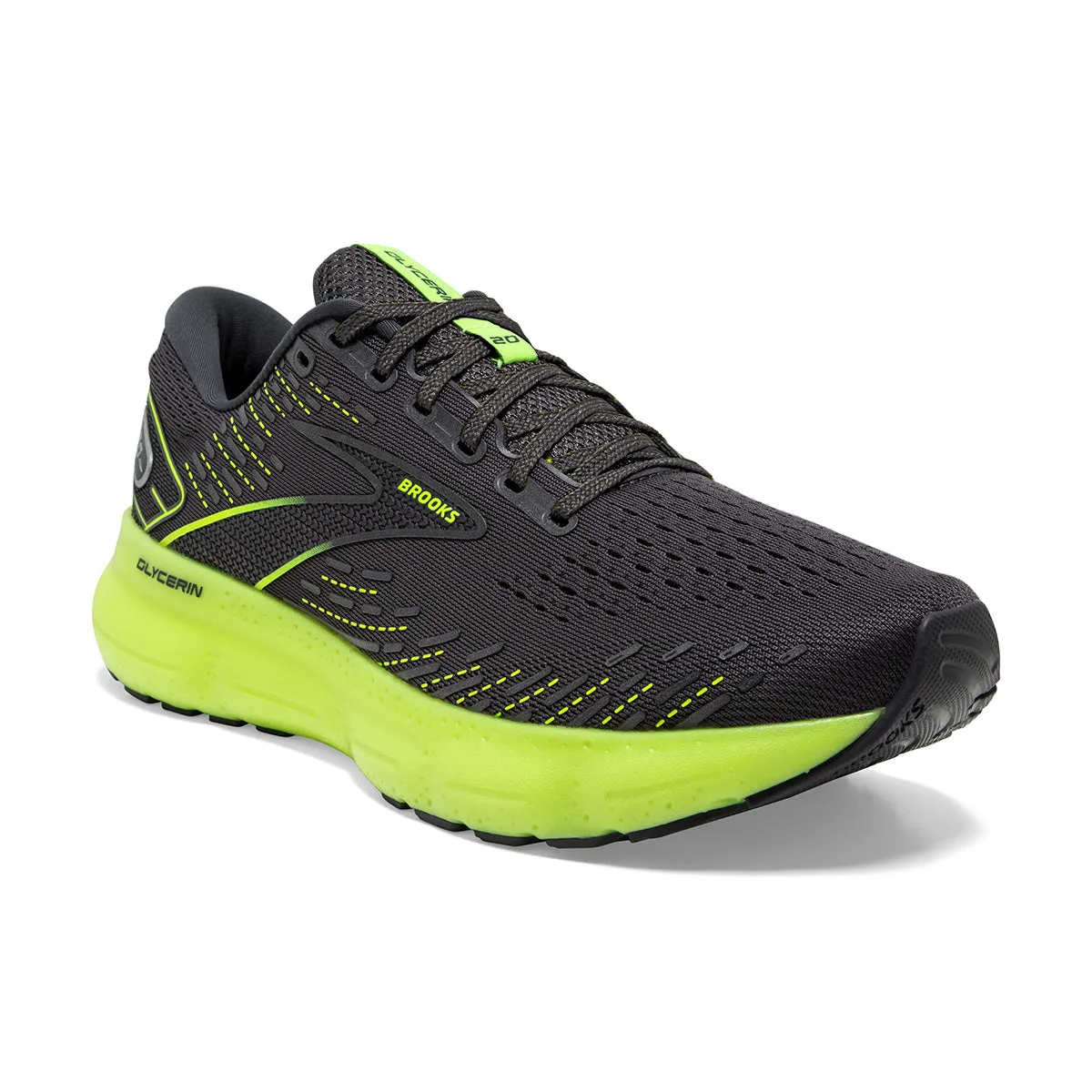 Brooks Glycerin GTS 20 Womens | Ebony/nightlife