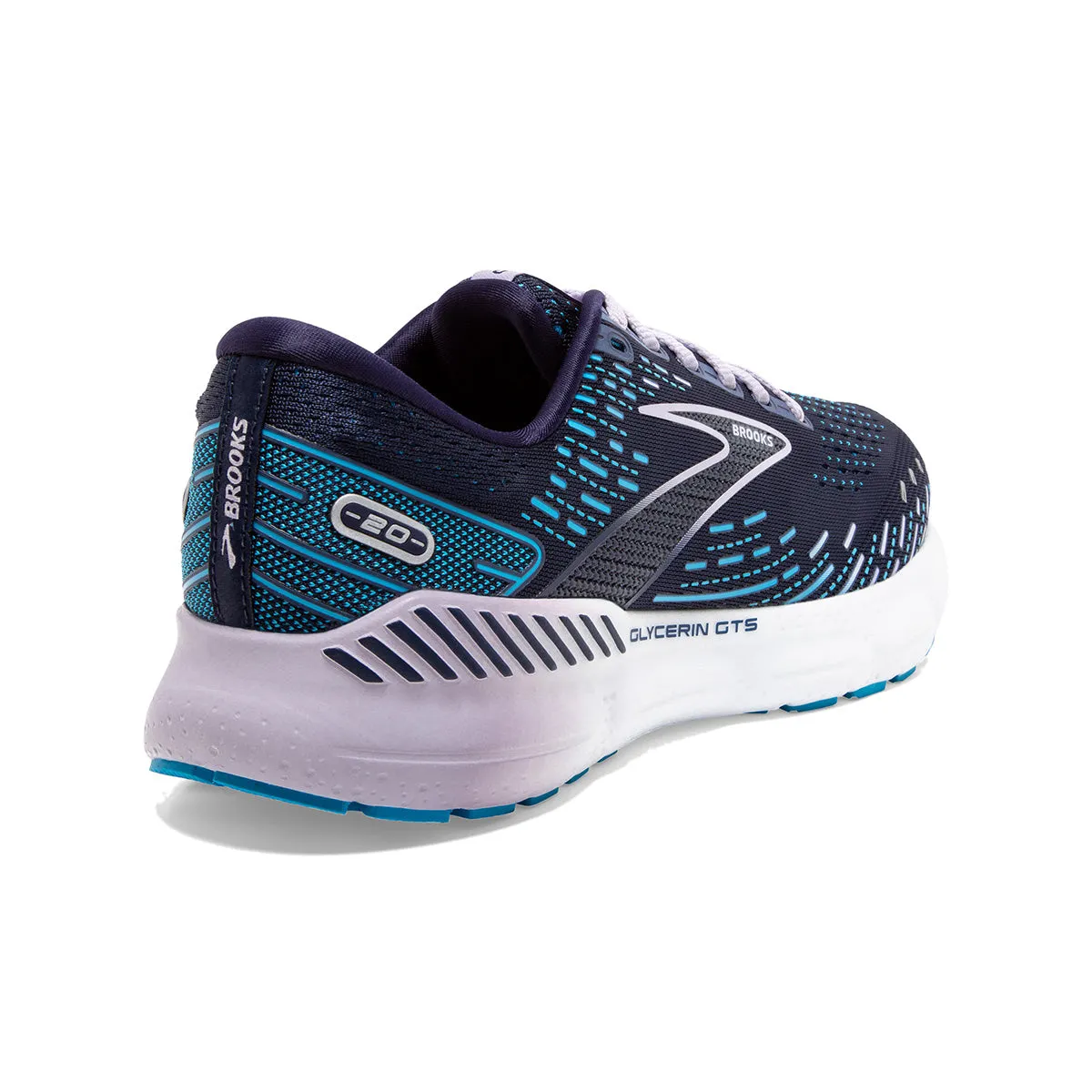 Brooks Glycerin GTS 20 Womens | Peacoat/ocean/pastel Lilac