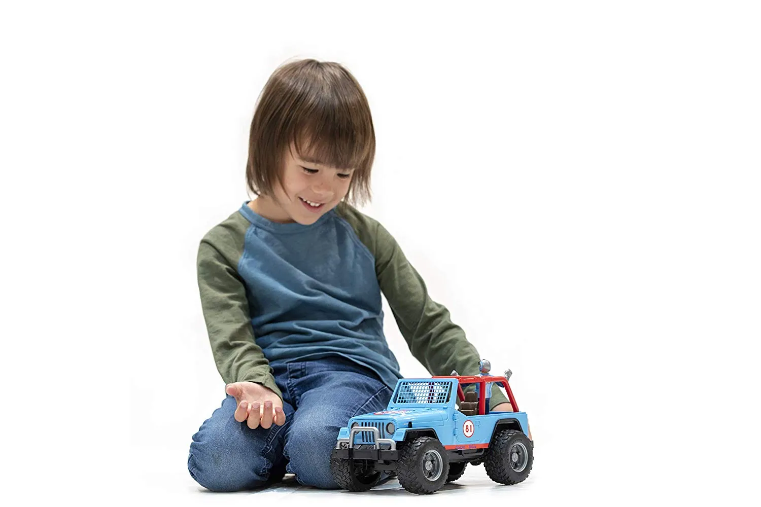 Bruder Jeep Cross Country Racer Blue