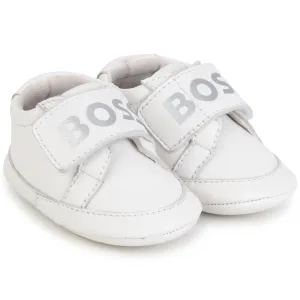 Hugo Boss Baby Unisex White Shoes