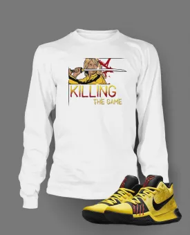 Killing The Game Graphic T Shirt to Match Kyrie 3 Bruce Lee Shoe