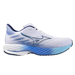 Mizuno Wave Rider 28 Mens | White/estate Blue/mugen Blue