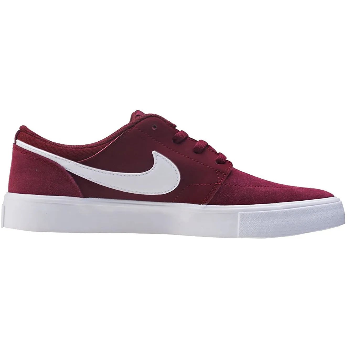 Nike Shoes SB Portmore II GS Youth - Dark Team Red/White-Black