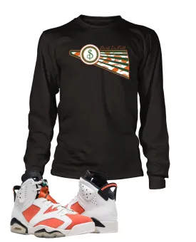 Paid in Full Graphic T Shirt to Match Retro Air Jordan 6 Gatorade Shoe