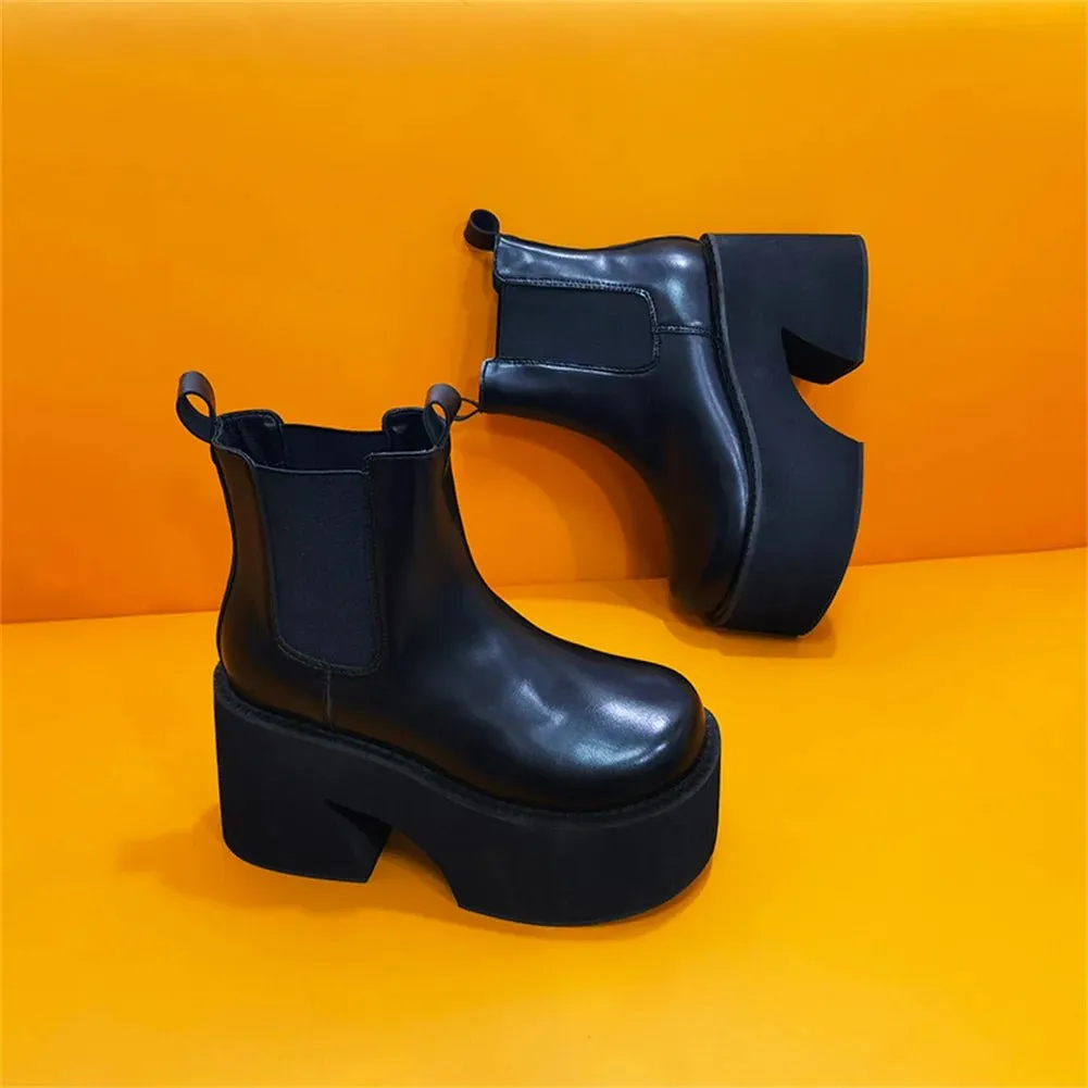 Pre Order:  Chunky High Platform Ankle Boots