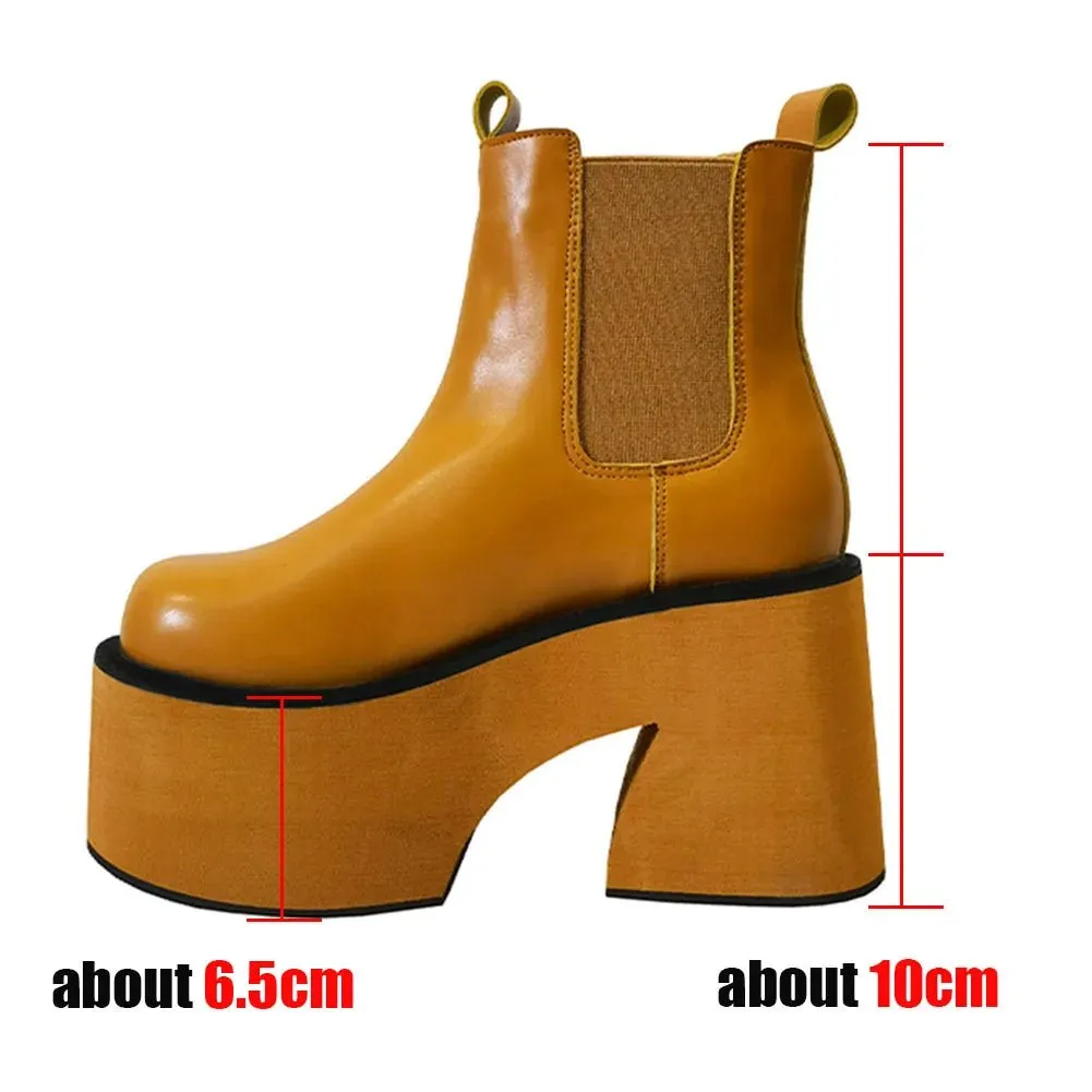 Pre Order:  Chunky High Platform Ankle Boots