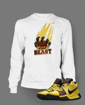 Rare Beast Graphic T Shirt to Match Kyrie 3 Bruce Lee Shoe