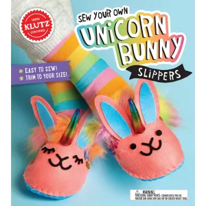 Sew Your Own Unicorn Bunny Slippers