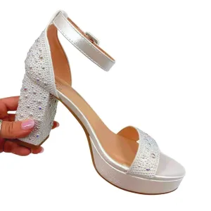 Elegant Smoor Pearl-Embellished Heel