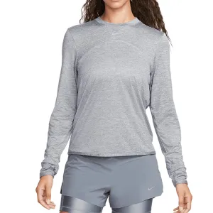 Womens Dri-Fit Swift Element Long Sleeve Top Smoke Grey